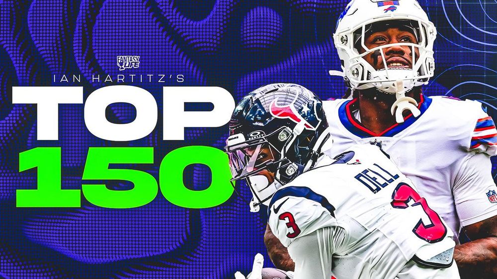 Ian Hartitz's 2024 Top 150 Rankings for Fantasy Football