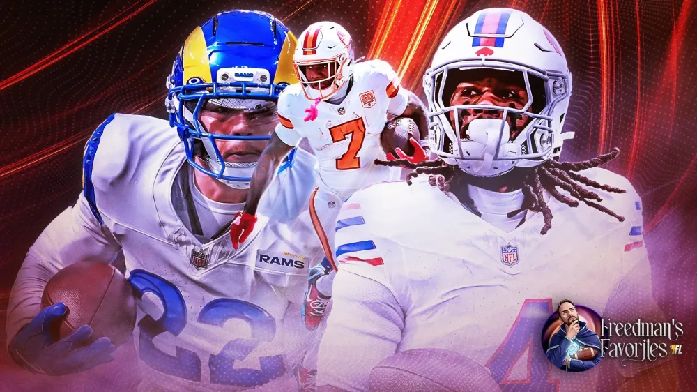 Week 14 RB Rankings: Upgrade James Cook and Chase Brown in High-Scoring Bills-Bengals Game