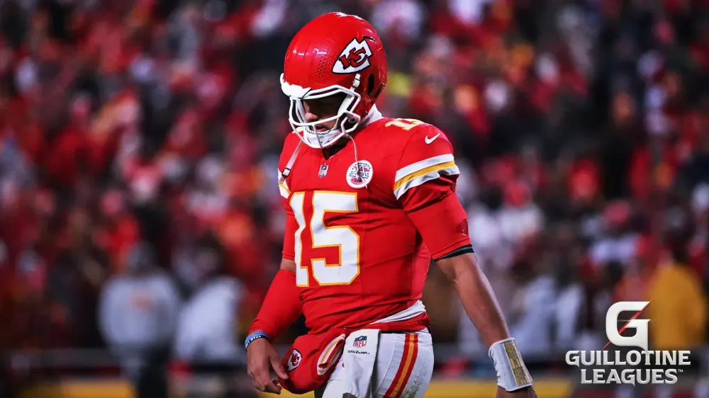 Patrick Mahomes Miss the Playoffs, Plus More Week 15 Guillotine Leagues™️ Notes