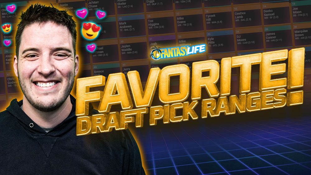 Fantasy Football Draft Strategy. Draft Ranges to Target.
