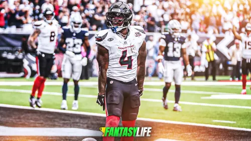 Week 6 Fantasy Football Projections Standouts: Woody Marks, Denzel Boston & More