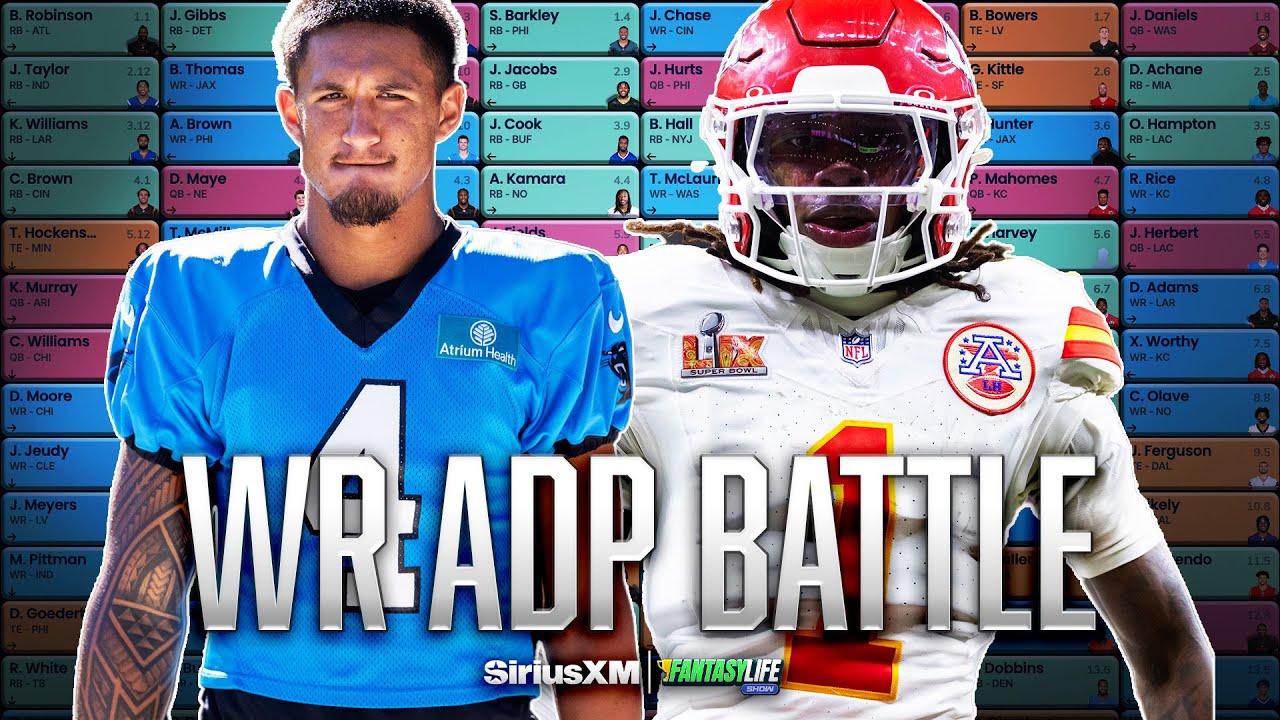 Fantasy Football ADP Battle: Wide Receiver Edition